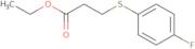 Ethyl 3-[(4-Fluorophenyl)Thio]Propanoate