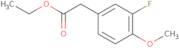 Ethyl 2-(3-Fluoro-4-Methoxy-Phenyl)Acetate