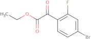 Ethyl (4-bromo-2-fluorophenyl)(oxo)acetate