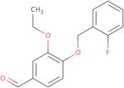 3-Ethoxy-4-[(2-Fluorobenzyl)Oxy]Benzaldehyde