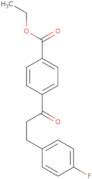Ethyl 4-[3-(4-fluorophenyl)propanoyl]benzoate