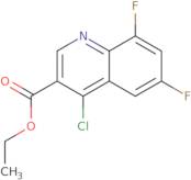 Ethyl 4-chloro-6,8-difluoro-3-quinolinecarboxylate