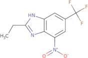 2-Ethyl-4-Nitro-6-(Trifluoromethyl)-1H-Benzimidazole