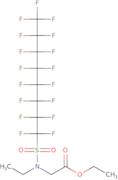 Ethyl N-ethyl-N-[(heptadecafluorooctyl)sulphonyl]glycinate