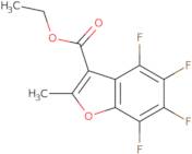 Ethyl 2-Methyl-4,5,6,7-Tetrafluorobenzofuran-3-Carboxylate