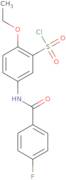 2-Ethoxy-5-[(4-fluorobenzoyl)amino]benzenesulfonyl chloride