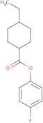 trans-4-Ethylcyclohexanecarboxylic acid 4-fluorophenyl ester
