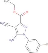 Ethyl 5-aMino-4-cyano-1-(3-fluorophenyl)pyrazole-3-carboxylate