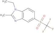 1-Ethyl-2-Methyl-5-[(Trifluoromethyl)Sulfonyl]-1H-Benzimidazole