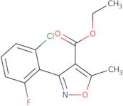 Ethyl 3-(2-Chloro-6-Fluorophenyl)-5-Methylisoxazole-4-Carboxylate