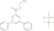 Ethyl 4,6-diphenylpyrylium-2-carboxylate trifluoromethanesulphonate