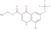 Ethyl 8-broMo-4-hydroxy-6-(trifluoroMethoxy)quinoline-3-carboxylate