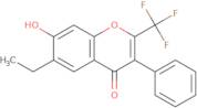 6-Ethyl-7-Hydroxy-3-Phenyl-2-(Trifluoromethyl)-4H-1-Benzopyran-4-One