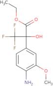 Ethyl 2-(4-Amino-3-Methoxyphenyl)-3,3,3-Trifluoro-2-Hydroxypropanoate