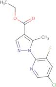 Ethyl 1-(5-chloro-3-fluoropyridin-2-yl)-5-Methylpyrazole-4-carboxylate