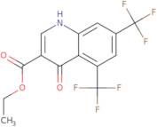 Ethyl 4-oxo-5,7-bis(trifluoromethyl)-1,4-dihydro-3-quinolinecarboxylate