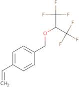 1-Ethenyl-4-[[2,2,2-Trifluoro-1-(Trifluoromethyl)Ethoxy]Methyl]-Benzene