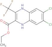 Ethyl 6,7-dichloro-3-(trifluoromethyl)-1,4-dihydro-2-quinoxalinecarboxylate