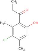 1-(3-Chloro-6-hydroxy-2,4-dimethylphenyl)propan-1-one