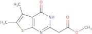 Methyl 2-{5,6-dimethyl-4-oxo-3H,4H-thieno[2,3-d]pyrimidin-2-yl}acetate