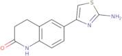 6-(2-Amino-1,3-thiazol-4-yl)-1,2,3,4-tetrahydroquinolin-2-one