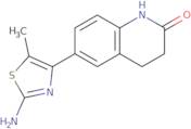 6-(2-Amino-5-methyl-1,3-thiazol-4-yl)-1,2,3,4-tetrahydroquinolin-2-one