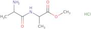 Methyl (2R)-2-[(2R)-2-aminopropanamido]propanoate hydrochloride