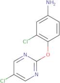 3-Chloro-4-[(5-chloropyrimidin-2-yl)oxy]aniline