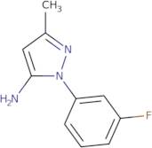 1-(3-Fluorophenyl)-3-methyl-1H-pyrazol-5-amine