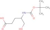 (4S)-4-{[(tert-Butoxy)carbonyl]amino}-5-hydroxypentanoic acid