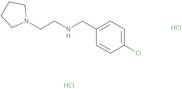 [(4-Chlorophenyl)methyl][2-(pyrrolidin-1-yl)ethyl]amine dihydrochloride