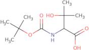 2-{[(tert-Butoxy)carbonyl]amino}-3-hydroxy-3-methylbutanoic acid