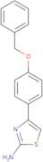 4-[4-(Benzyloxy)phenyl]-1,3-thiazol-2-amine