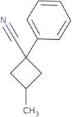 3-Methyl-1-phenylcyclobutanecarbonitrile