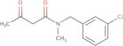N-[(3-Chlorophenyl)methyl]-N-methyl-3-oxobutanamide