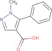 1-Methyl-5-phenyl-1H-pyrazole-4-carboxylic acid