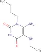 6-Amino-1-butyl-5-(ethylamino)-1,2,3,4-tetrahydropyrimidine-2,4-dione