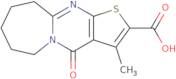 3-Methyl-4-oxo-4,6,7,8,9,10-hexahydrothieno[2',3':4,5]pyrimido[1,2-a]azepine-2-carboxylic acid