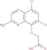 2-[(5,7-Dichloro-2-methylquinolin-8-yl)oxy]acetic acid