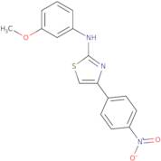 N-(3-Methoxyphenyl)-4-(4-nitrophenyl)-1,3-thiazol-2-amine