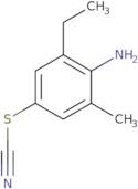 [(4-Amino-3-ethyl-5-methylphenyl)sulfanyl]formonitrile