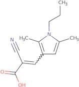 2-Cyano-3-(2,5-dimethyl-1-propyl-1H-pyrrol-3-yl)prop-2-enoic acid