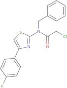 N-Benzyl-2-chloro-N-[4-(4-fluorophenyl)-1,3-thiazol-2-yl]acetamide