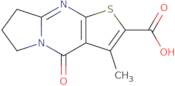 4-Methyl-2-oxo-6-thia-1,8-diazatricyclo[7.3.0.0,3,7]dodeca-3(7),4,8-triene-5-carboxylic acid