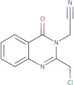 2-[2-(Chloromethyl)-4-oxo-3,4-dihydroquinazolin-3-yl]acetonitrile