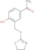 1-{3-[(4,5-Dihydro-1,3-thiazol-2-ylsulfanyl)methyl]-4-hydroxyphenyl}ethan-1-one