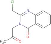 2-(Chloromethyl)-3-(2-oxopropyl)-3,4-dihydroquinazolin-4-one