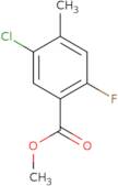 Methyl 5-chloro-2-fluoro-4-methylbenzoate