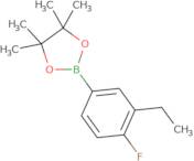 2-(3-Ethyl-4-fluorophenyl)-4,4,5,5-tetramethyl-1,3,2-dioxaborolane