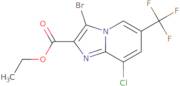 Ethyl 3-bromo-8-chloro-6-(trifluoromethyl)imidazo[1,2-a]pyridine-2-carboxylate